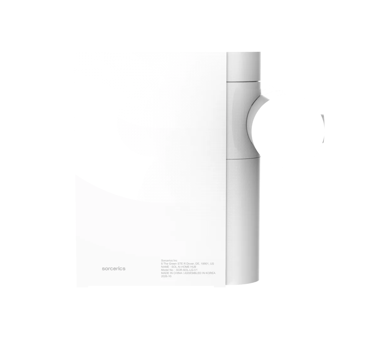SOL side view, flat against a wall
